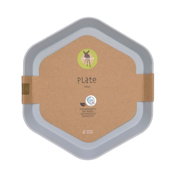 LÄSSIG PLATE GEO GREY-BLUE - MISKY, TALÍŘKY A PODLOŽKY - KRMENÍ