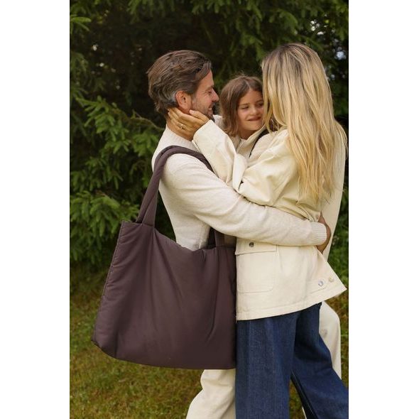 STUDIO NOOS PUFFY MOM BAG BROWN - ORGANIZÉRY A KOŠÍKY - KOČÁRKY A PŘÍSLUŠENSTVÍ