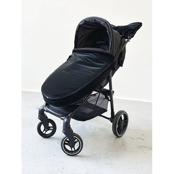 PINKIE ZATEPLENÝ NÁNOŽNÍK PINKIE DARK BLACK - NÁNOŽNÍKY - KOČÁRKY A PŘÍSLUŠENSTVÍ