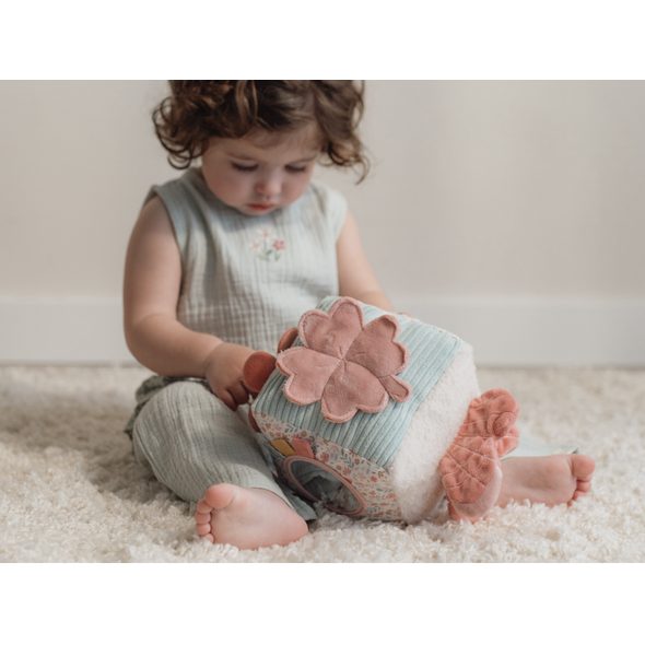 LITTLE DUTCH KOSTKA TEXTILNÍ S AKTIVITAMI KRÁLÍČEK MIFFY LUCKY BLOSSOM - MIFFY - PRO DĚTI