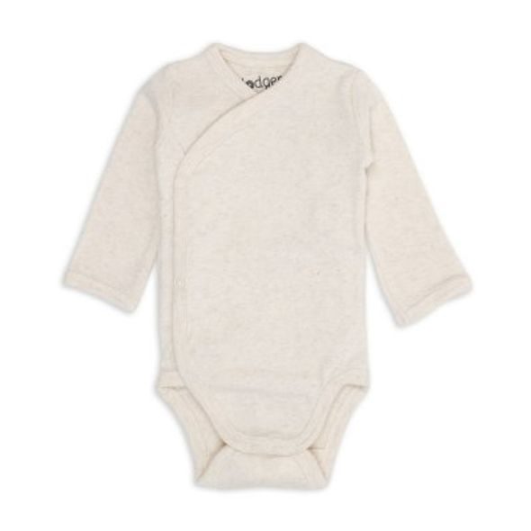 LODGER BODY S DLOUHÝM RUKÁVEM MELANGE BIRCH VEL. 62 - BODY - PRO DĚTI