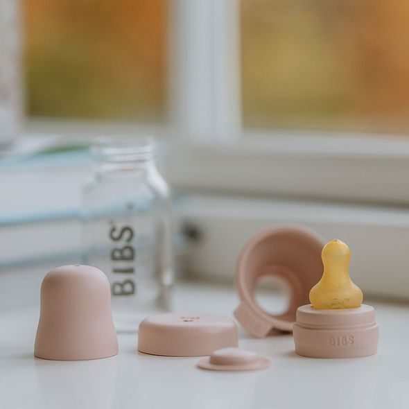 BIBS BABY BOTTLE SKLENĚNÁ LAHEV 225ML - KOJENECKÉ LAHVE - KRMENÍ