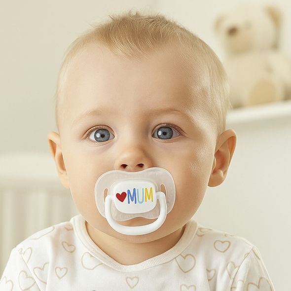 CANPOL BABIES DUDLÍK SVÍTÍCÍ SILIKONOVÝ SYMETRICKÝ LOVE MUM&DAD 0-6M 2KS - ŠIDÍTKA A DOPLŇKY - KRMENÍ