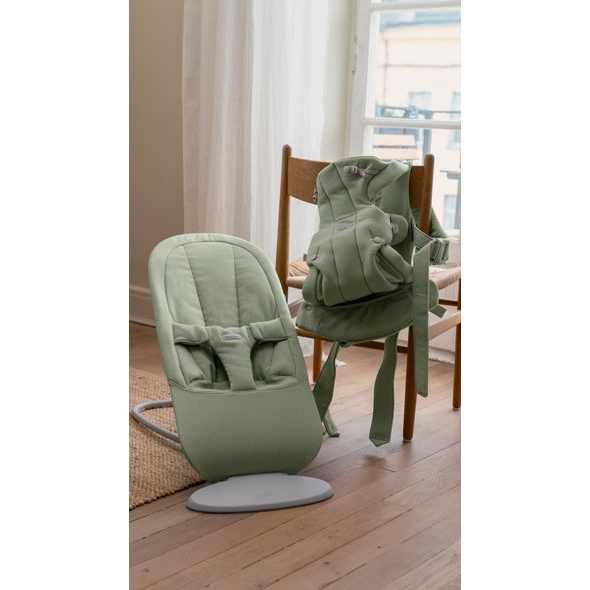 BABYBJÖRN LEHÁTKO BEGIN LIGHT GREEN WOVEN - LEHÁTKA A HOUPADLA - SPINKÁNÍ