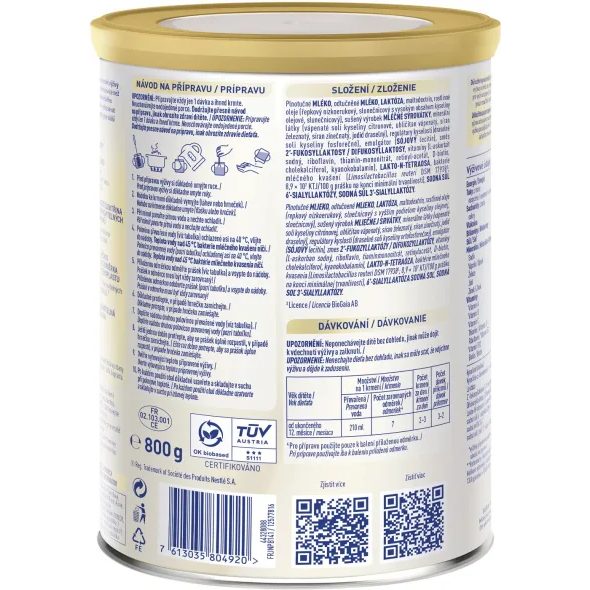 BEBA COMFORT 3 5HMO 800G - KOJENECKÁ MLÉKA - KRMENÍ