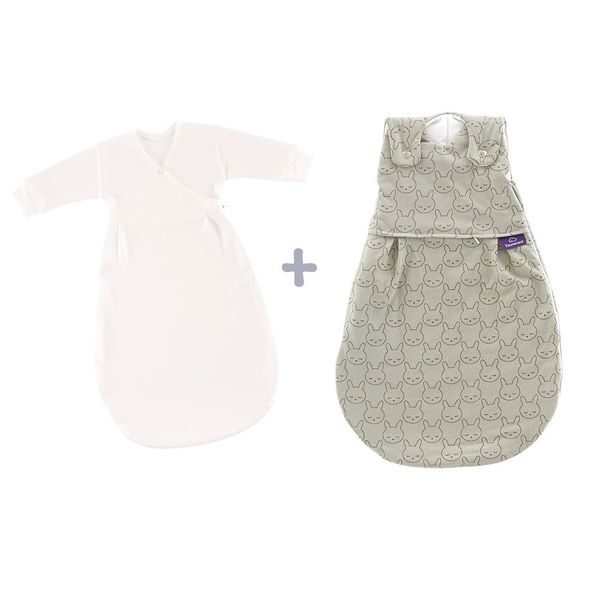 TRÄUMELAND SPACÍ PYTEL LIEBMICH 3DÍLNÝ SET KUSCHELHASE GRÜN 68/74 - SPACÍ PYTLE - SPINKÁNÍ