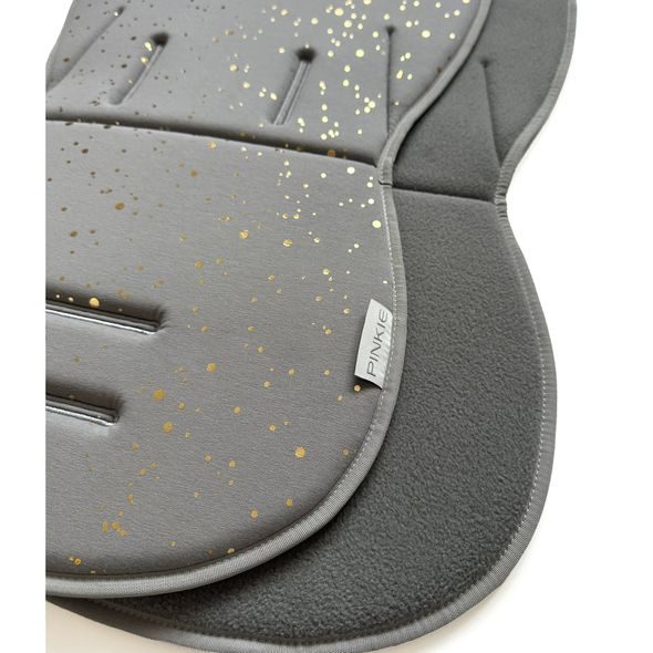 PINKIE PODLOŽKA SHINE GOLD GREY - PODLOŽKY DO KOČÁRKU - KOČÁRKY A PŘÍSLUŠENSTVÍ