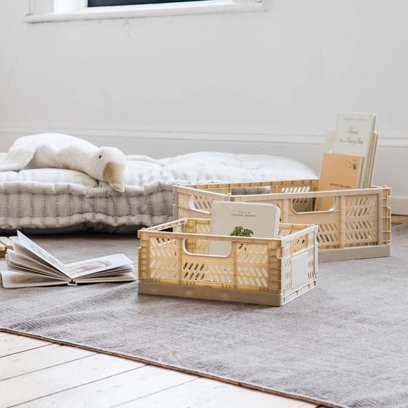 3 SPROUTS SKLÁDACÍ PŘEPRAVKA MEDIUM SAND - BOXY NA HRAČKY - SPINKÁNÍ