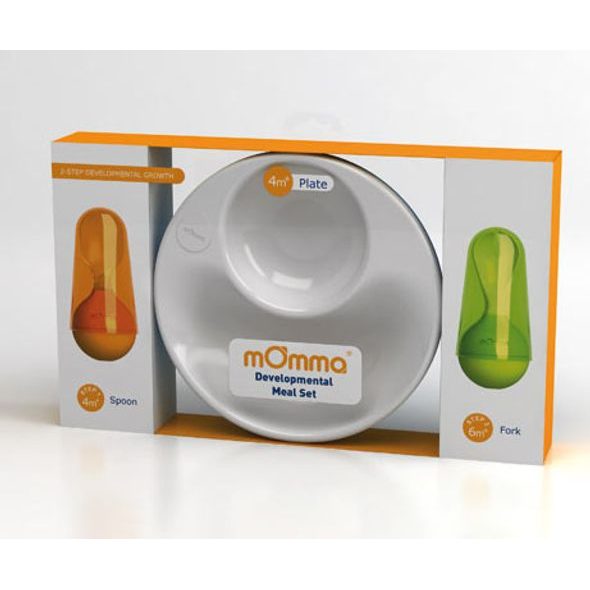 MOMMA JÍDELNÍ SET S TERMO TALÍŘEM - MISKY, TALÍŘKY A PODLOŽKY - KRMENÍ