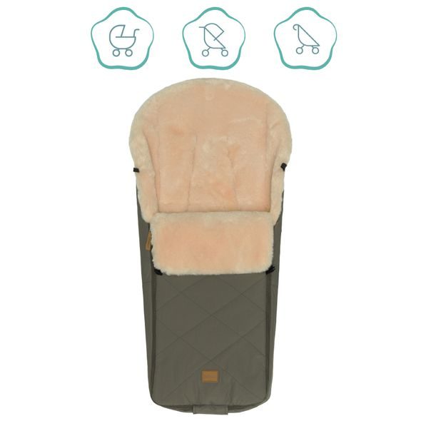 FILLIKID FUSAK ZIMNÍ VEGAN COMFORT OLIVE - FUSAKY DO KOČÁRKU - KOČÁRKY A PŘÍSLUŠENSTVÍ