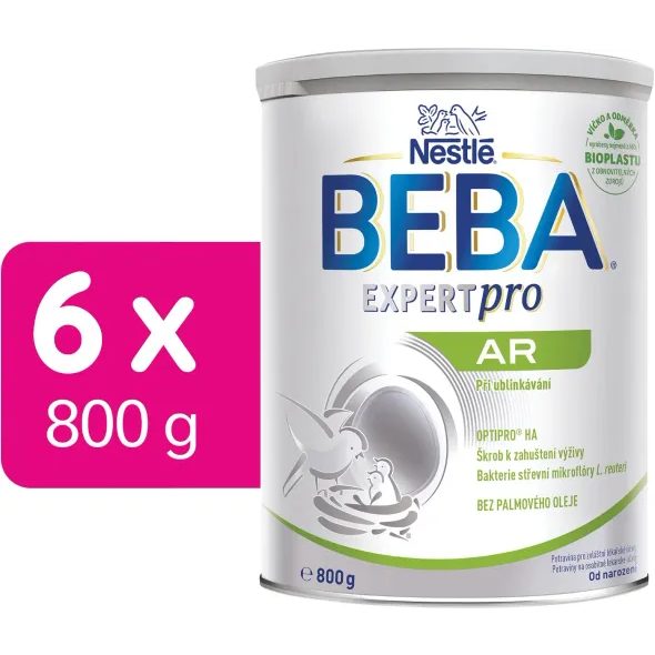 BEBA 6X EXPERTPRO AR (800G) - KOJENECKÁ MLÉKA - KRMENÍ