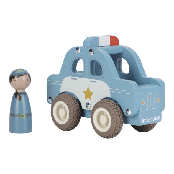 LITTLE DUTCH POLICEJNÍ AUTO DŘEVĚNÉ - LITTLE DUTCH - PRO DĚTI