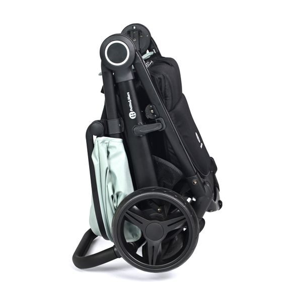 PETITE&MARS STREET+ POUZE STŘÍŠKA + POLSTROVÁNÍ IRON GREEN (!!POZOR BEZ PODVOZKU!!) - BAREVNÉ SETY K PODVOZKU - KOČÁRKY A PŘÍSLUŠENSTVÍ