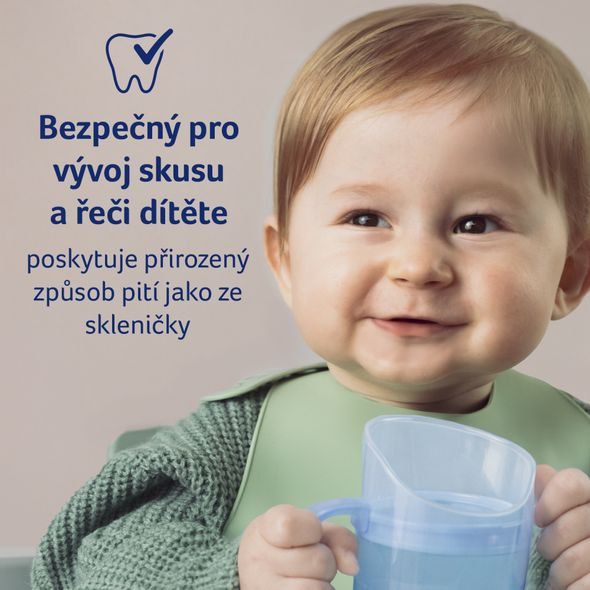 LOVI HRNEČEK TRÉNINKOVÝ GENIUS 150ML ULTRAMARINE - DĚTSKÉ HRNEČKY - KRMENÍ