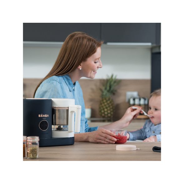BEABA PARNÍ VAŘIČ + MIXÉR BABYCOOK NEO NIGHT BLUE - KUCHYŇSKÉ PŘÍSTROJE - KRMENÍ