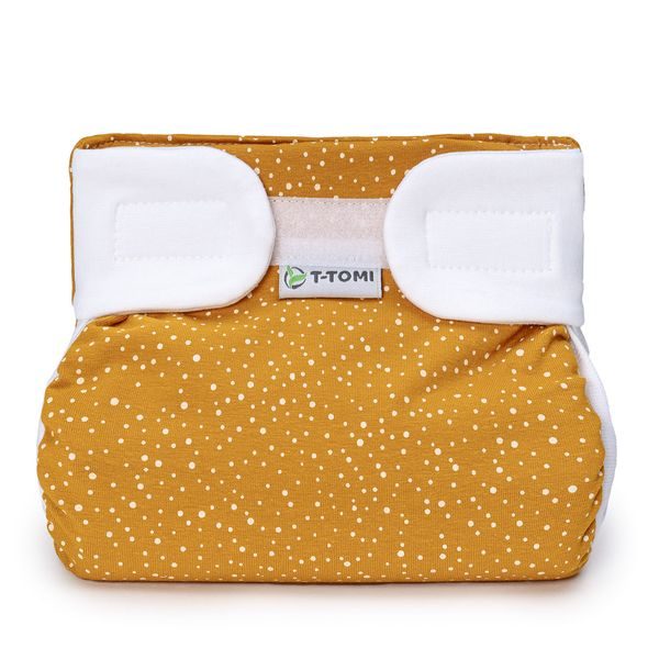 T-TOMI ORTOPEDICKÉ ABDUKČNÍ KALHOTKY - SUCHÝ ZIP MUSTARD (5-9KG) - PLENKOVÉ KALHOTKY - PŘEBALOVÁNÍ