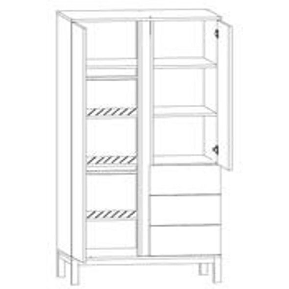 FAKTUM LOOP WHITE SKŘÍŇ DVOUDÍLNÁ - SKŘÍNĚ - SPINKÁNÍ