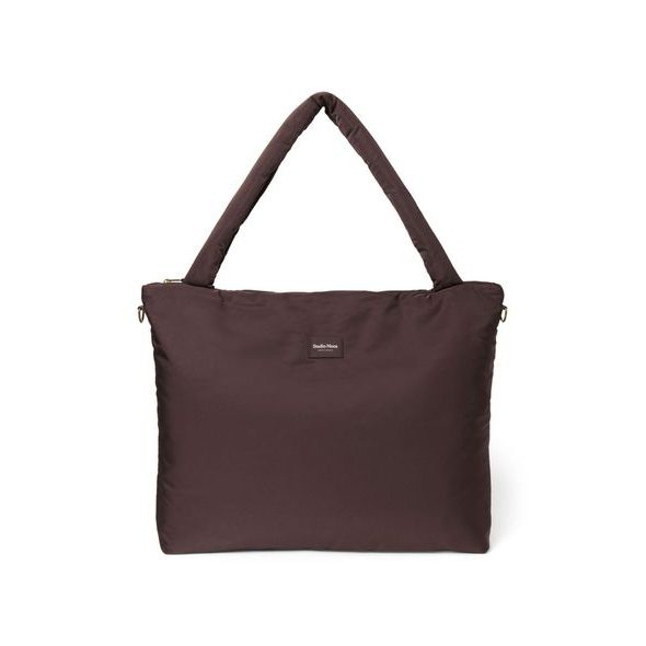 STUDIO NOOS PUFFY DIAPER BAG PŘEBALOVACÍ TAŠKA BROWN - PŘEBALOVACÍ TAŠKY - KOČÁRKY A PŘÍSLUŠENSTVÍ