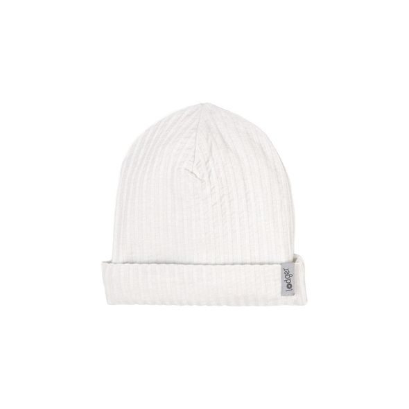 LODGER BEANIE SEERSUCKER CLOUD DANCER 0 - 6 MĚSÍCŮ - ČEPIČKY A KLOBOUČKY - PRO DĚTI