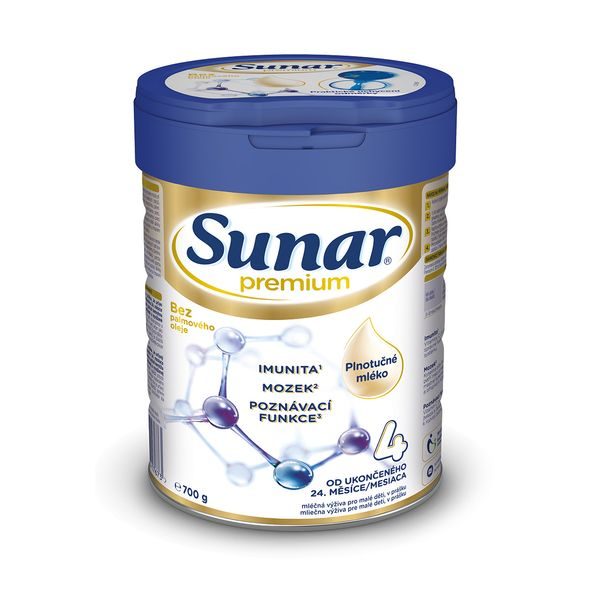 SUNAR PREMIUM 4 MLÉKO KOJENECKÉ 700G - KOJENECKÁ MLÉKA - KRMENÍ
