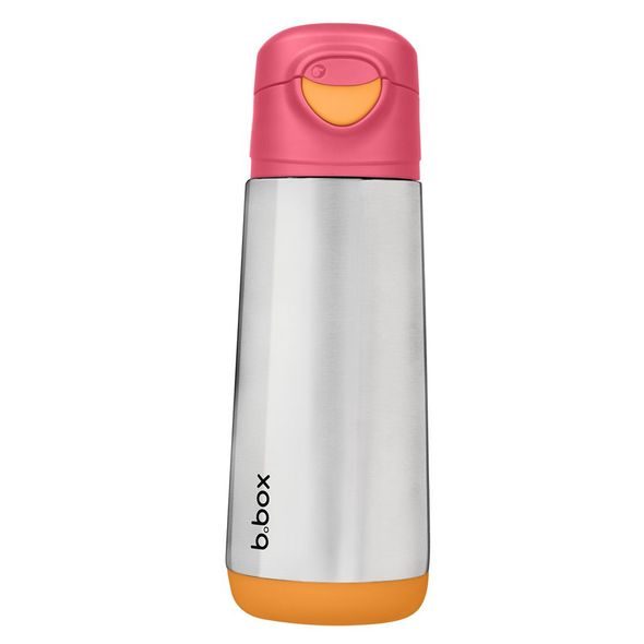 B.BOX TERMOSKA NA PITÍ SPORT 500 ML - RŮŽOVÁ/ORANŽOVÁ - TERMOOBALY A TERMOSKY - KRMENÍ