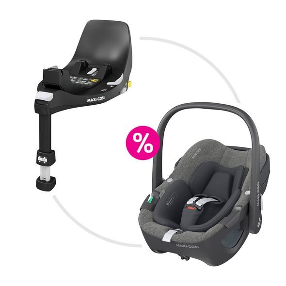 MAXI-COSI PEBBLE 360 SELECT GREY + ZÁKLADNA FAMILYFIX 360 - AUTOSEDAČKY 0-13KG - AUTOSEDAČKY A PŘÍSLUŠENSTVÍ