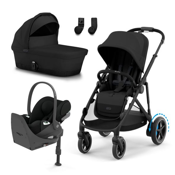 CYBEX E-GAZELLE S 2024 + GAZELLE S COT + CLOUD T I-SIZE + BASE T + ADAPTÉRY - TROJKOMBINACE - KOČÁRKY A PŘÍSLUŠENSTVÍ