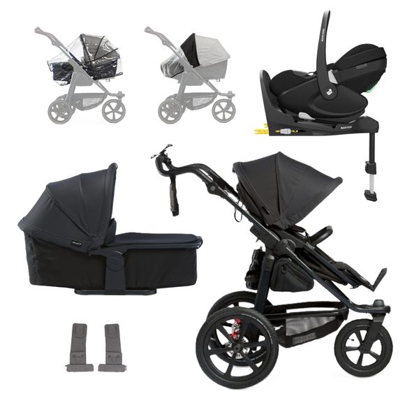 TFK SET PRO 2024 FRAME PRO + CARRYCOT PRO COMBI + PŘÍSLUŠENSTVÍ + PEBBLE 360 PRO² + FAMILYFIX 360 PRO - TROJKOMBINACE - KOČÁRKY A PŘÍSLUŠENSTVÍ