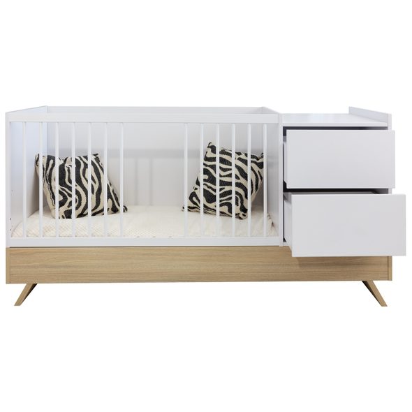 KOMBI POSTÝLKA FAKTUM SIENNA 3V1 WHITE 70X - DŘEVĚNÉ POSTÝLKY - SPINKÁNÍ