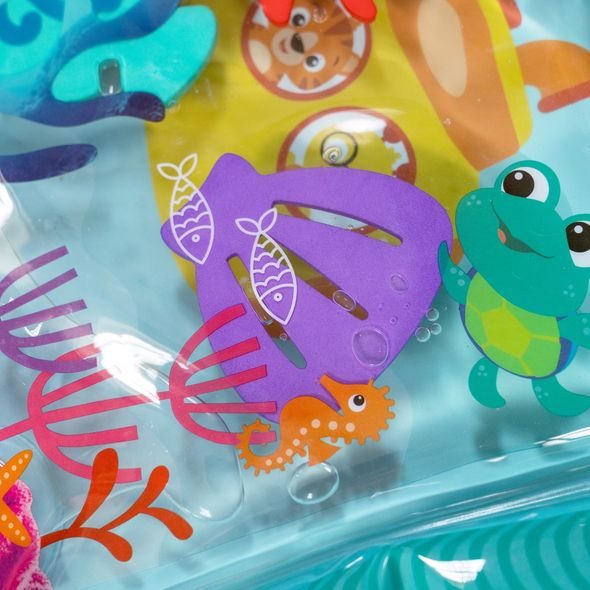 BABY EINSTEIN PODLOŽKA VODNÍ 40X40 CM SENSORY SPLASH™ 0M+ - HRA NA BŘÍŠKU - PRO DĚTI