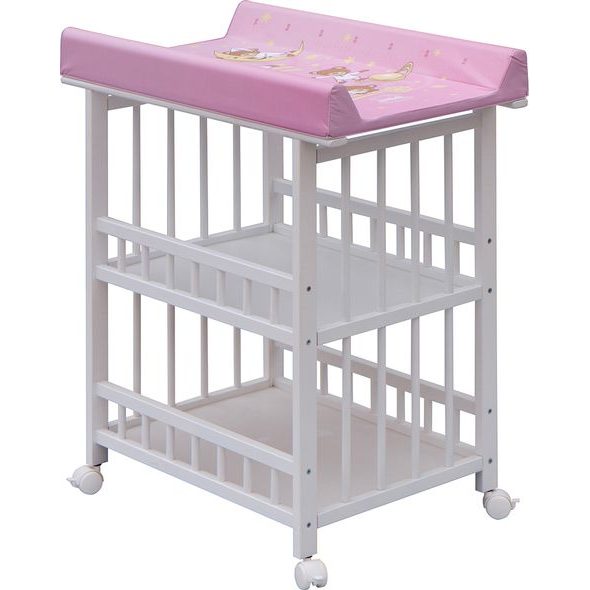 SCARLETT PŘEBALOVACÍ PULT JÁŠ BÍLÝ GALAXY RŮŽOVÉ - PŘEBALOVACÍ PULTY - PŘEBALOVÁNÍ