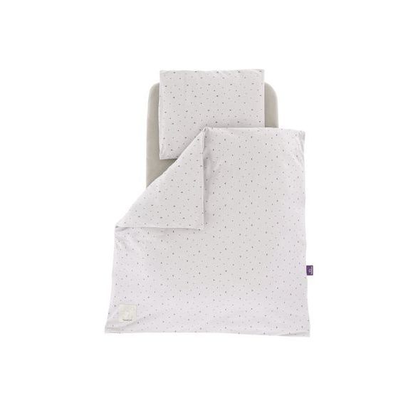 TRÄUMELAND POVLEČENÍ DO KOLÉBKY JERSEY 80/80 + 35/40 MOON GRAU - POVLEČENÍ DO POSTÝLKY - SPINKÁNÍ