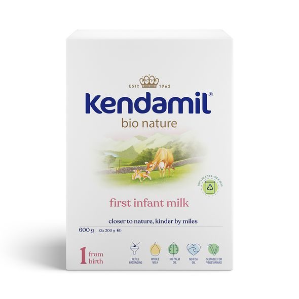 KENDAMIL BIO NATURE 1 (600 G) - EXPIRACE 11.10.2026 - KOJENECKÁ MLÉKA - KRMENÍ