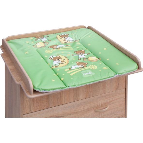 SCARLETT PODLOŽKA NA KOMODU GALAXY 74X72CM ZELENÁ - PŘEBALOVACÍ PODLOŽKY - PŘEBALOVÁNÍ