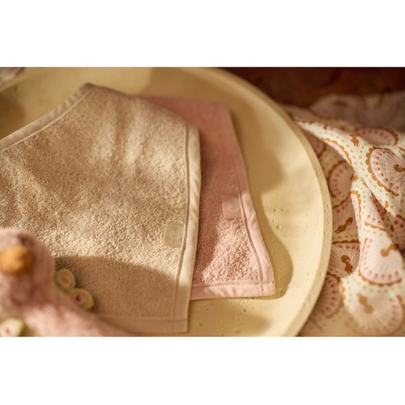 JOLLEIN BRYNDÁČEK BANDANA 2KS SILK ROSE / SAND - BRYNDÁKY - KRMENÍ