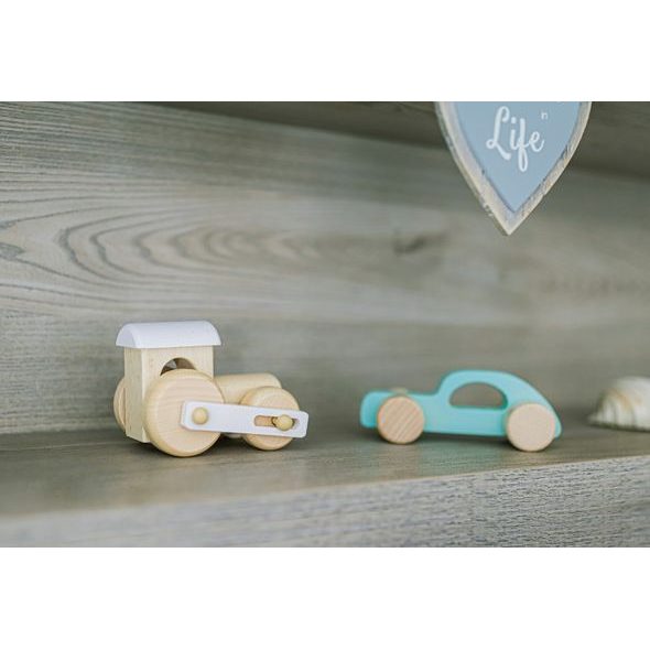 ZOPA DŘEVĚNÁ MAŠINKA - VLÁČKY - PRO DĚTI