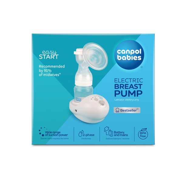 CANPOL BABIES ELEKTRICKÁ ODSÁVAČKA MATEŘSKÉHO MLÉKA EASYSTART - ODSÁVAČKY MATEŘSKÉHO MLÉKA - KRMENÍ
