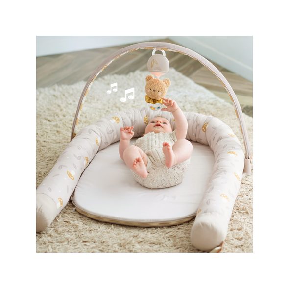 TAF TOYS HNÍZDO PRO MIMINKO S HRAZDOU LITTLE EXPLORER - HNÍZDEČKA - SPINKÁNÍ