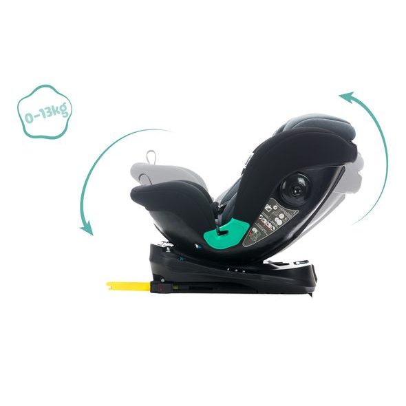 LUCA 360° BLACK-GREY - AUTOSEDAČKY 9-25KG - AUTOSEDAČKY A PŘÍSLUŠENSTVÍ