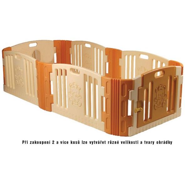 SCARLETT PLASTOVÁ OHRÁDKA MÉĎA BÉŽOVÁ 116X116CM - OHRÁDKY - KOUPÁNÍ A ZDRAVÍ