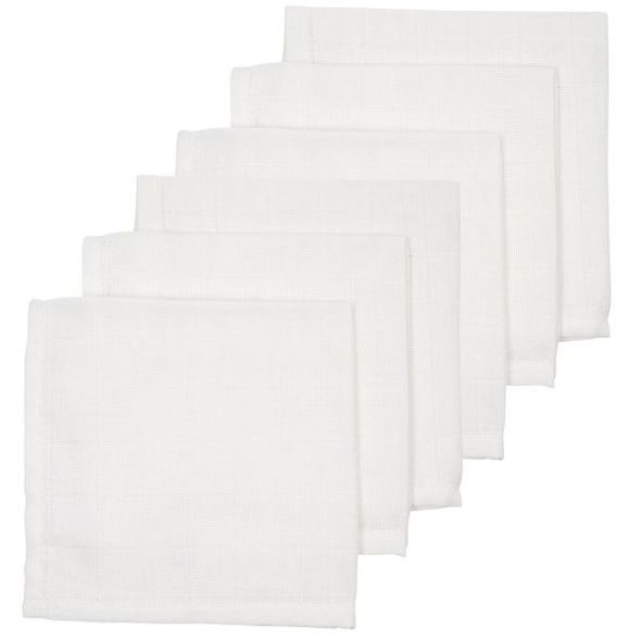 MEYCO SADA PLENEK 6KS (30X30) - WHITE - LÁTKOVÉ PLENY ALL IN ONE - PŘEBALOVÁNÍ