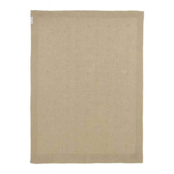 MEYCO DEKA MINI KNOTS - SAND - DĚTSKÉ DEKY PRO MIMINKA - SPINKÁNÍ