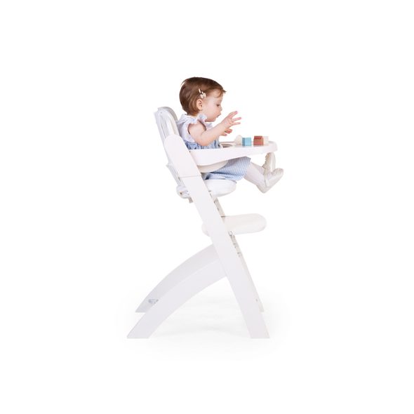 CHILDHOME ROSTOUCÍ ŽIDLIČKA EVOSIT WHITE - JÍDELNÍ ŽIDLIČKY DŘEVĚNÉ - KRMENÍ