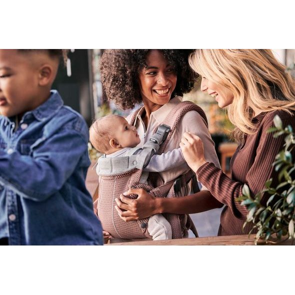 BABYBJÖRN NOSÍTKO HARMONY DUSTY PINK 3D MESH/JERSEY - ERGONOMICKÁ NOSÍTKA - NOŠENÍ & SPORT