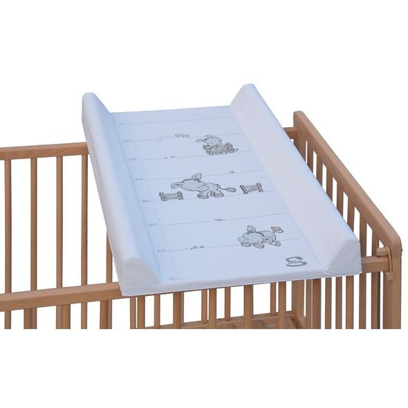 SCARLETT PŘEBALOVACÍ PODLOŽKA S PEVNOU VLOŽKOU OSLÍK 80X50CM BÍLÁ - PŘEBALOVACÍ PODLOŽKY - PŘEBALOVÁNÍ