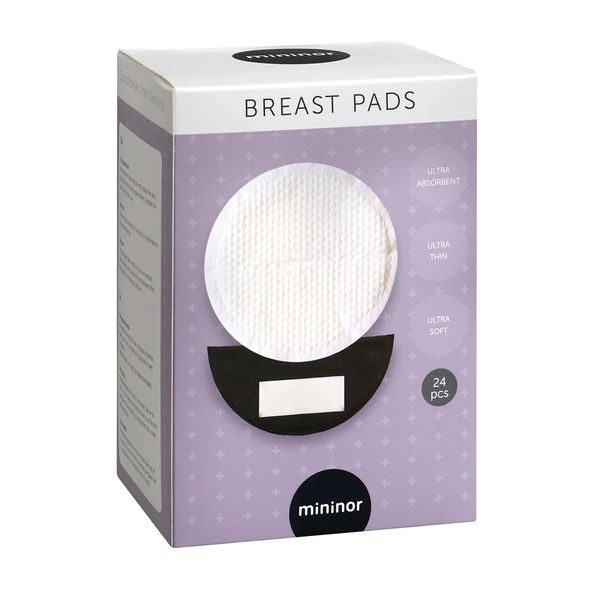 MININOR PRSNÍ VLOŽKY JEDNORÁZOVÉ 24 KS BLACK - PRSNÍ VLOŽKY - PRO MAMINKY