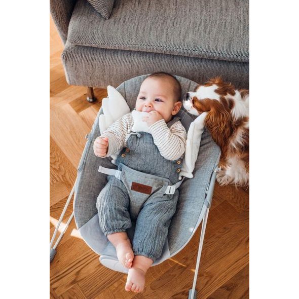 MOMI VIBRUJÍCÍ LEHÁTKO TULI RŮŽOVÉ S KŘÍDLY - LEHÁTKA A HOUPADLA - SPINKÁNÍ