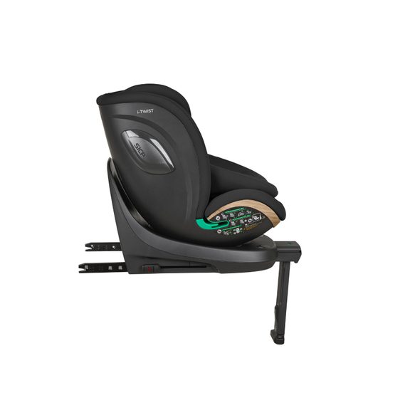 KIKKABOO AUTOSEDAČKA 40-150 CM I-TWIST I-SIZE BLACK - AUTOSEDAČKY 0-36KG - AUTOSEDAČKY A PŘÍSLUŠENSTVÍ