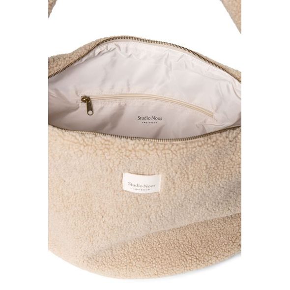 STUDIO NOOS TEDDY CROSS BODY KABELKA ECRU - ORGANIZÉRY A KOŠÍKY - KOČÁRKY A PŘÍSLUŠENSTVÍ