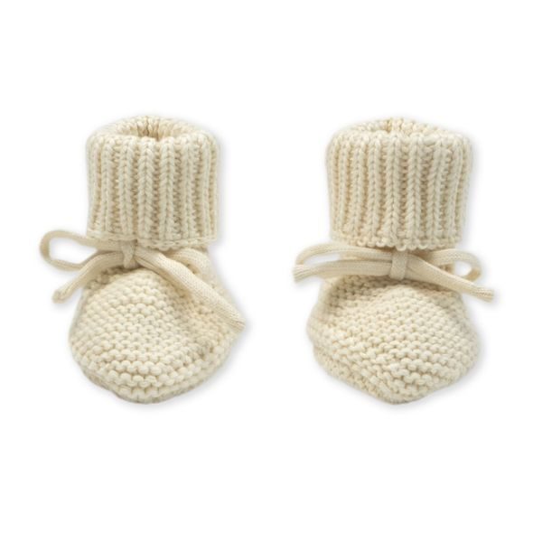 LODGER SLIPPER KNIT BUTTER 0 - 6 MĚSÍCŮ - KOJENECKÉ CAPÁČKY - PRO DĚTI